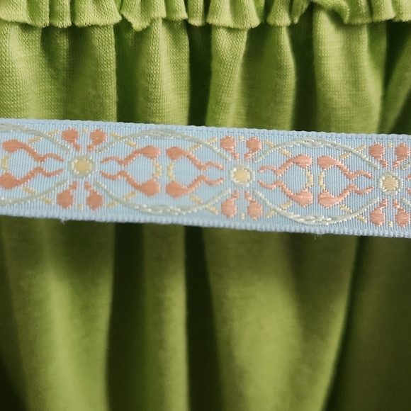 Green Rue21 Top with Tie Belt - Picture 2 of 4